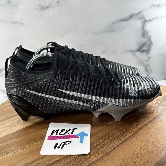 Men’s size 11-Under Armour Blur Pro Football Cleats Black/Grey Silver NEW main image 5
